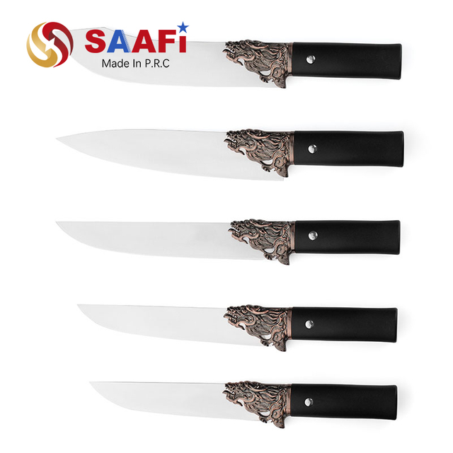 Pisau Koki Daging dengan Gagang Plastik