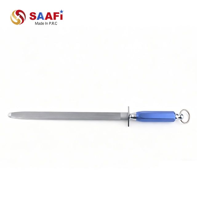 Ergonomic Blue Handle Kusina Honing Steel – Premium Knife Sharpening Rod