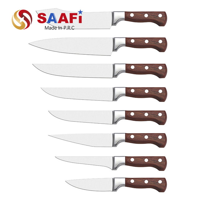 8-дюймовый нож для мясника с ручкой из палисандра