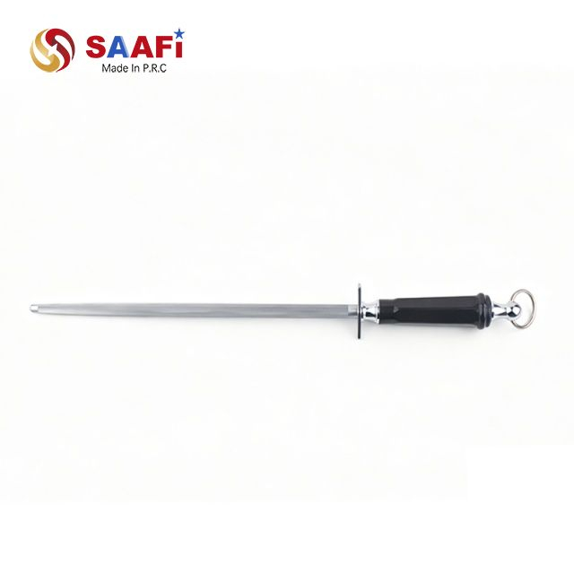 Stainless Steel Sharpening Rod na may Plastic Handle – Propesyonal na Knife Sharpening Steel