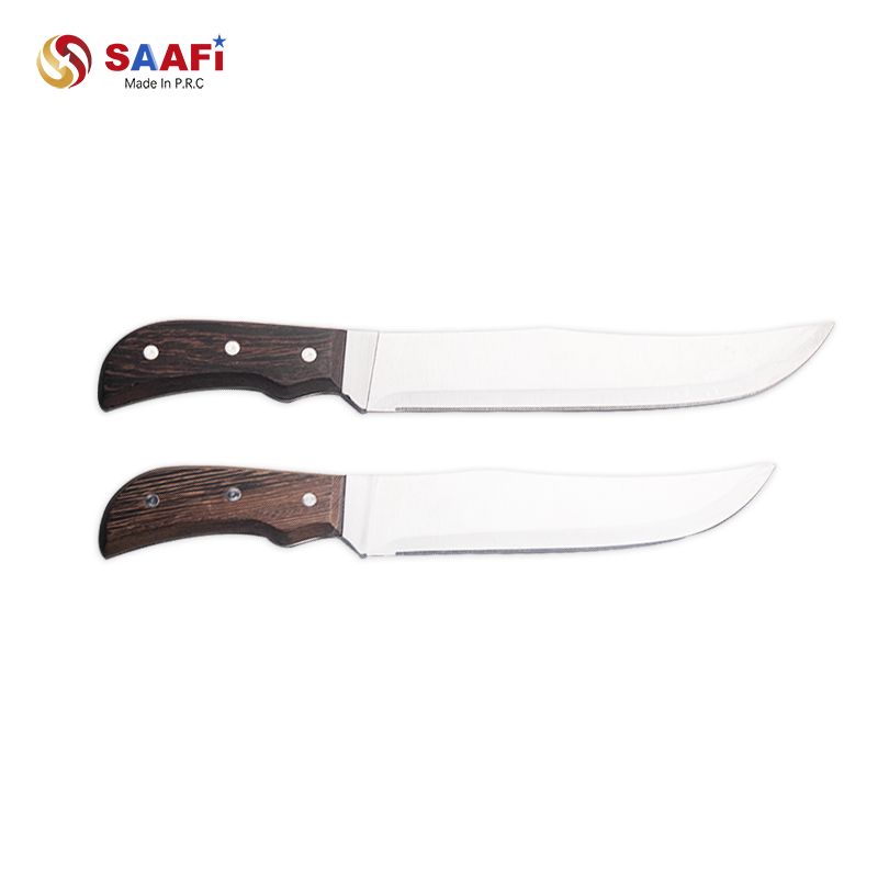 Coltello a lama fissa con manico in legno Premium – 8